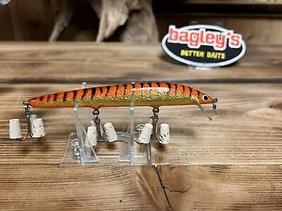 Vintage Bagley Bang O Lure 5” Color H2GOB Walleye Bass Fishing Lure • $155.99