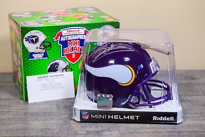 TriStar Authenticated Autographed Mini Helmet Daunte Culpepper Vikings QB Legend • $45