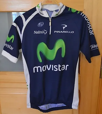 Movistar Cycling Shirt By Nalini Size Small • $25