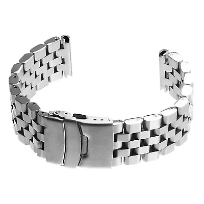 StrapsCo Heavy Duty Stainless Steel Super Engineer Metal Watch Band Bracelet • $49.99