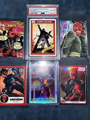 RED SKULL Marvel Cards 2015 Fleer Retro 90 Impel Marvel Universe + Bonus Cards • $79.99