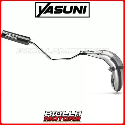 TUB807TC-D57 EXHAUST YASUNI ML CARBONIO RIEJU MRT SM D. 28mm OMOLOGATA • $305.23