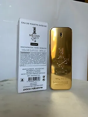 Paco Rabanne 1 Million Intense NIB Tester 3.4 Oz Discontinued Gift W/ Purchase • $160