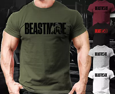 Beast Mode exercise   Gym Workout Bodybuilding casual Training  T-shirt  • £11.99