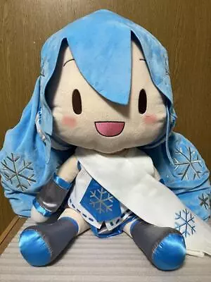 Hatsune Miku Plush Toy Snow Size About 50cm Dodeka Jumbo Fluffy VOCALOID • $365.98
