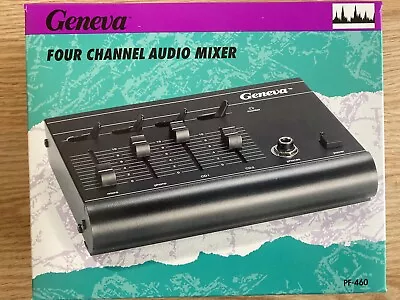 Geneva Four Channel Audio Mixer Pf-460 • $25