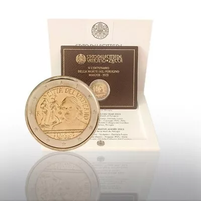 Vatican City 2023 Official Annual 2 EURO Coin Pietro Perugino Original Blister • $35