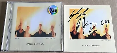 Matchbox Twenty - Where The Light Goes Cd W Signed / Autographed Insert Sold Out • $29.99
