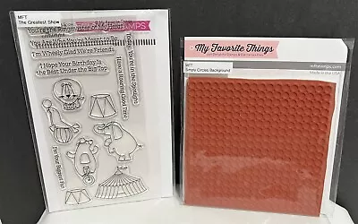 My Favorite Things THE GREATEST SHOW Circus Simply Circles Rubber Stamps Lot • $29.99