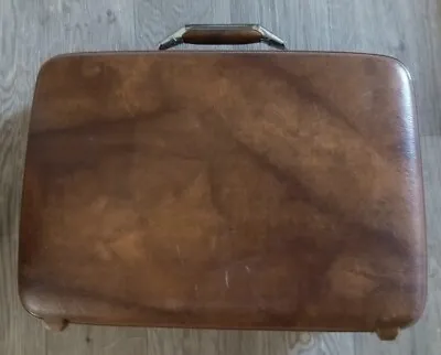 Vintage American Tourister Marble Brown Executive 19   Combination  Briefcase  • $45