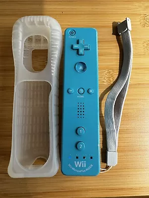 Genuine Nintendo Wii Remote Blue Motion Plus  • $30