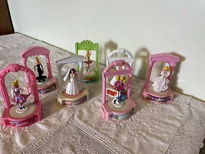 Lot Of 7 Miniature Barbies With Stands • $8.99