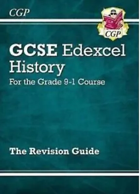 New GCSE History Edexcel Revision Guide - For The Grade 9-1 Course By CGP Books • £3.20
