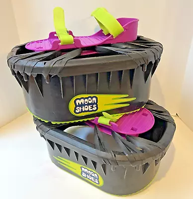 Moon Shoes Bouncy Shoes Mini Trampoline For Your Feet Big Time Toys One Size EUC • $18