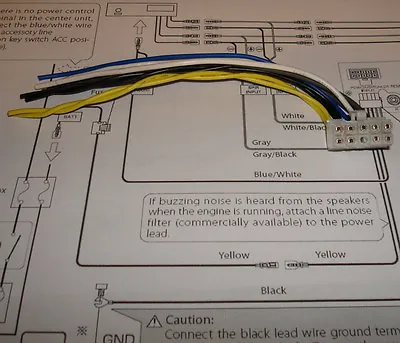 KENWOOD Subwoofer AMP KSC WA100 WA80 SW10 10 PIN Harness • $16.19