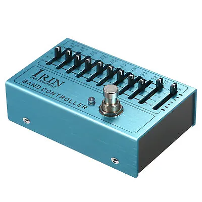 IRIN 10-Band EQ Guitar Effect Pedal  Guitar Equalizer With True Bypass Z2D8 • £27.88