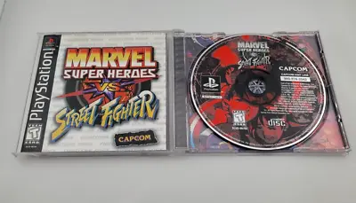 Marvel Super Heroes Vs Street Fighter W/Reg Playstation 1 PS1 Complete Near Mint • $184.99
