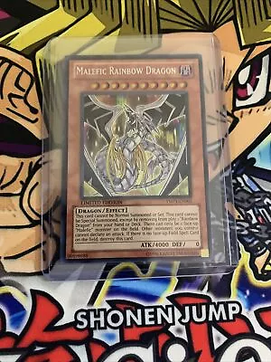 Malefic Rainbow Dragon - YMP1-EN005 - Secret Rare - Limited Edition NM/M NEW • $5.39