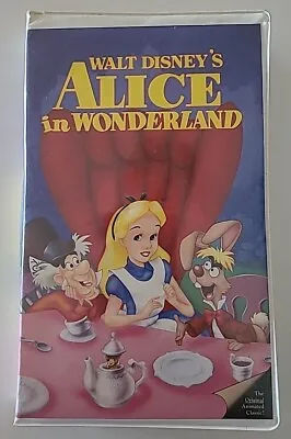 RARE Black Diamond Disney Classics ALICE IN WONDERLAND VHS #036 1986 • $29.99