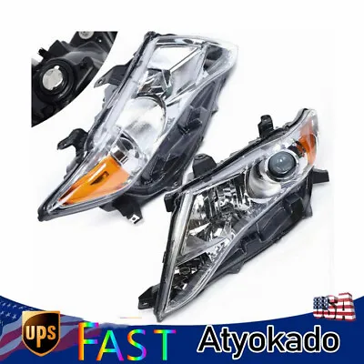 1 Pair Headlights For 2009-2016 Toyota Venza 2.7L/3.5L Clear Halogen Headlamps • $161.50