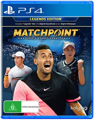 $52.95 • Buy Matchpoint Tennis Championships: Legends Edition (PS4)