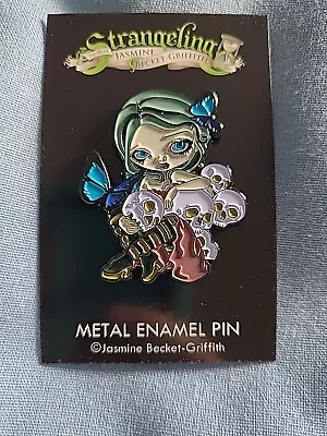 Jasmine Becket Griffith Enamel Pin Butterflies And Bones Strangeling Gothic  • £11