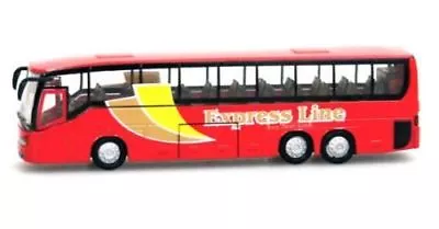 Teamsterz Red Express Line City Coach Bus Die Cast Vehicle Kids Toy 1:76 Scale • £8.95