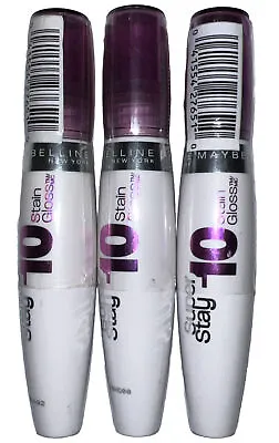 Pack Of 3 Maybelline Superstay 10 Hour Stain Gloss #160 Luxurious Lilac (Sealed) • $14.99