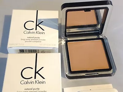 2 X Calvin Klein '102 Honey' Natural Purity Long Wear Pressed Powder • £14.99