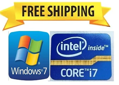 FREE MS Windows 7 Product Sticker + Intel I7 Laptop Desktop HP Lenovo Surface • $4.96