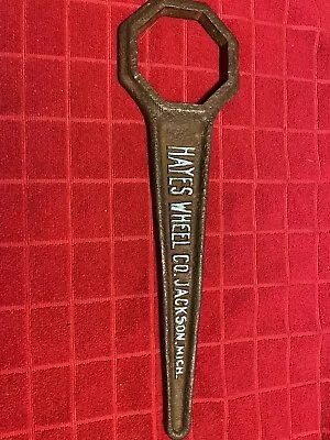 Hayes Wheel Company Jackson Michigan Iron Farm Wrench Tool Implement Automotive • $23