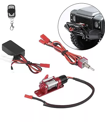 For RC Scale 1/10 Crawler Car ELECTRIC METAL WINCH Remote Control Car Accessory • $15.99