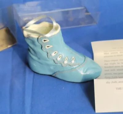 Blue Baby Boot MMA Metropolitan Museum Of Art NEW Ornament 2001 Shoe • $24.99