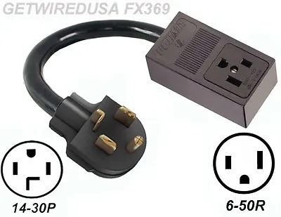 WELDER 3-PRONG 6-50R RECEPTACLE To 4-PIN 14-30P DRYER PLUG POWER CORD ADAPTER • $59.95
