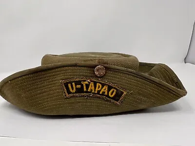 Vintage U-TAPAO US Army Vietnam SPECIAL FORCES Bush Thailand Hat W/Thailand Pin • $132