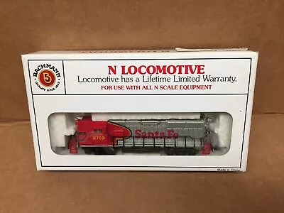 Bachmann # 61252 ~ Santa Fe Gp 50 Powered Locomotive Train Engine #8759 ~n Scale • $119.16