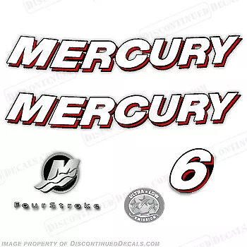Fits Mercury 6hp Fourstroke Decal Kit • $54.95