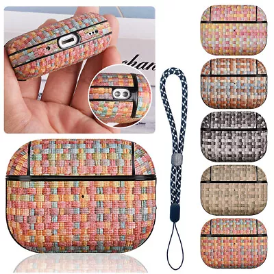 $6.80 • Buy Braid Leather Case Shockproof Protective Cover For Apple AirPods Pro 2nd 3rd Gen