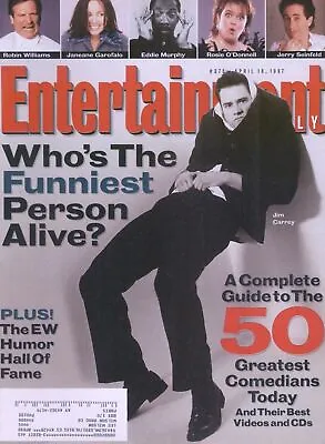 Entertainment Weekly Magazine #374 April 18 1997 Jim Carrey Robin Williams • $4.99