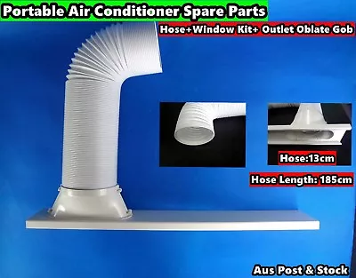 $81.90 • Buy 3PCS Portable Air Conditioner Spare Parts (Gob+Window Kit+Hose) (185cmx13cm)