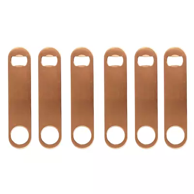 6x NEW BAR BLADE COPPER PLATED Speed Bottle Opener Bar Blade Can Beer • $29.95