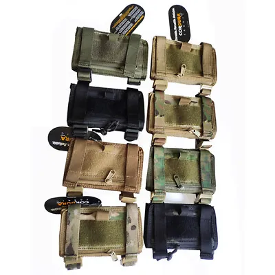 Tactical Arm Sleeve Map Pouch Case Documets Holder Pocket Military Wrist Bag • $17.98