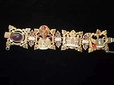 Vintage  Bracelet By HAR Fantasy Series 1950s(?) Fortune Teller Genie Crystal • $500