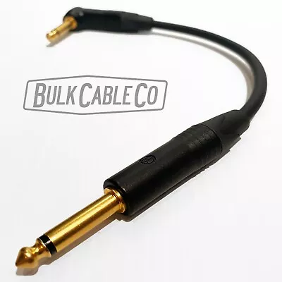 4 Ft -  Mogami 2524 Guitar Cable - Neutrik Right Ra To Straight St Gold Plugs • $31.45