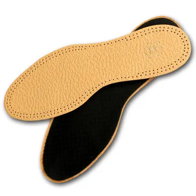 £3.99 • Buy Leather Pekari Shoe Insoles Men's Ladies Inserts All Sizes