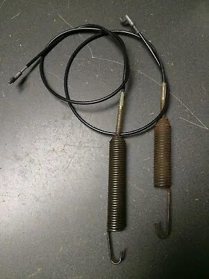 Craftsman Murray Snowblower Clutch Cables W/ Springs  29  & 25.5   76158951000 • $33