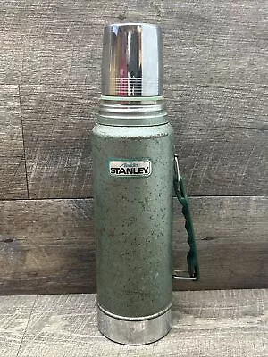Stanley Aladdin Vacuum Bottle Green Thermos A-944DH Quart Vintage Made In USA • $24.99