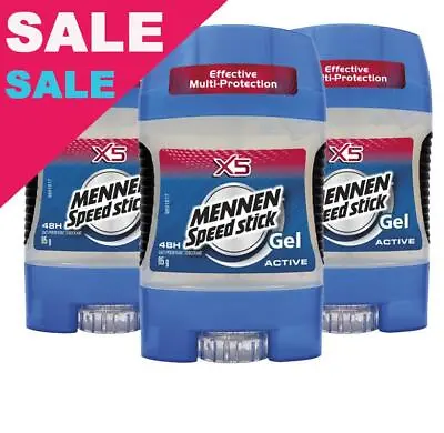 X5 Multi-Protect Mennen Speed Stick Deodorant Antiperspirant Gel 3 X 85g • $29.59