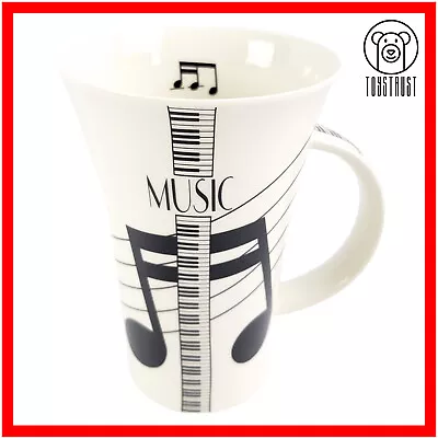 Dunoon Boogie Woogie Tall Mug Glencoe Coffee Tea Fine Bone China Music Piano • £17.99