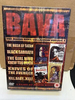 BAVA - The Mario Bava Collection Vol.1 (DVD 2007) 5 DVDs NEW SEALED • £39.99